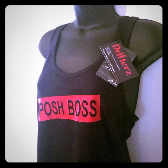 Women "POSH BOSS" Tank Top - Picture 2 of 2